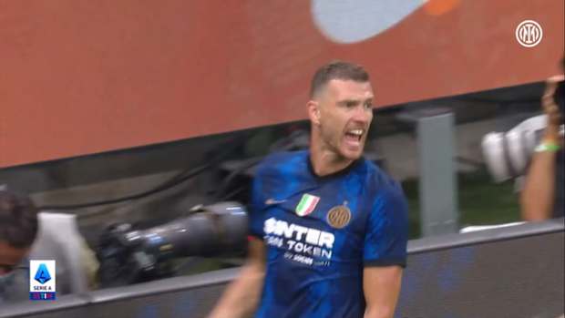 Edin Dzeko's debut goal with Inter